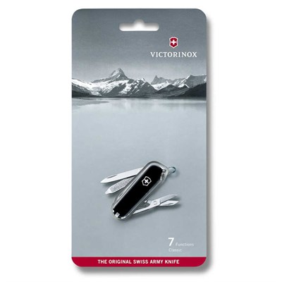 Victorinox 0.6223.3B Classic SD 58mm Çakı, Siyah Blisterli
