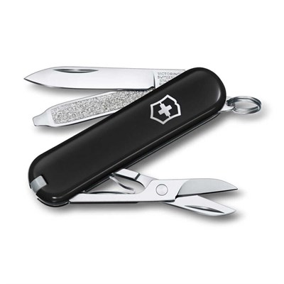 Victorinox 0.6223.3B Classic SD 58mm Çakı, Siyah Blisterli