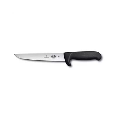 Victorinox 5.5503.18L 18cm Siyah Sıyırma Bıçağı, Parmak Korumalı