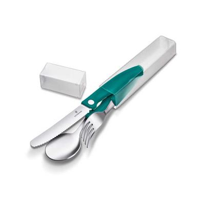 Victorinox 6.7194.3FC1 Swiss Classic 3lü Piknik Seti, Yeşil