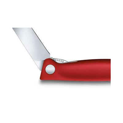 ​​​​​​​​​​​​​​​​​​​​​​​​​​​​​​​​​Victorinox 6.7801.FB 11cm Kırmızı Düz Katlanabilir Domates Bıçağı