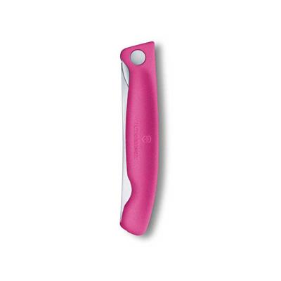 ​​​​​​​​​​​​​​​​​​​​​​​​​​​​​​​​Victorinox 6.7836.F5B 11cm Pembe Tırtıklı Katlanabilir Domates Bıçağı