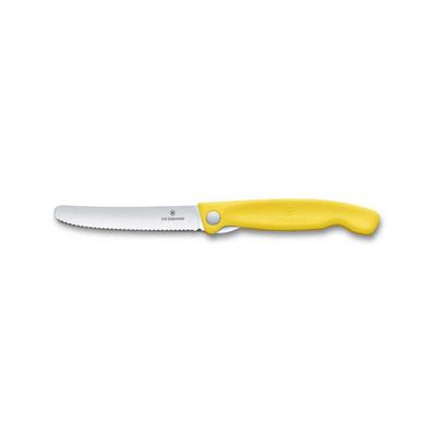 ​​​​​​​​​​​​​​​​​​​​​​​​​​​​​​​​Victorinox 6.7836.F8B 11cm Sarı Tırtıklı Katlanabilir Domates Bıçağı