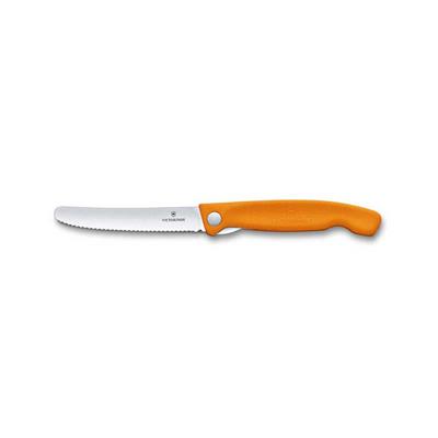 ​​​​​​​​​​​​​​​​​​​​​​​​​​​​​​​​Victorinox 6.7836.F9B 11cm Turuncu Tırtıklı Katlanabilir Domates Bıçağı