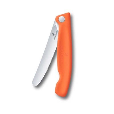 Victorinox 6.7839.FC1 Swiss Classic 11cm Katlanır Piknik Bıçağı, Turuncu