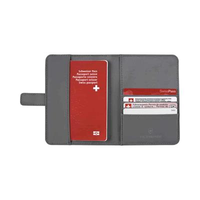 Victorinox 653362 Travel Essential Pasaport Portföy Cüzdan, Gri