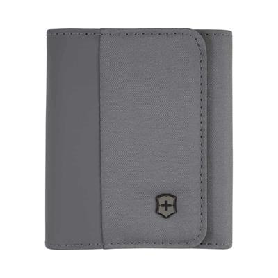Victorinox 653366 Travel Essential Tri fold Cüzdan, Gri