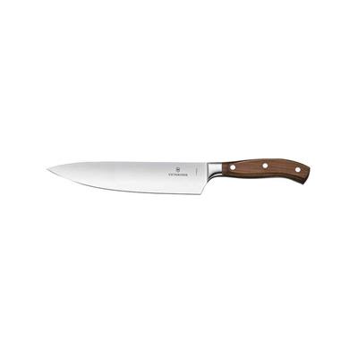 Victorinox 7.7400.22G 22cm Gül Ağacı Grand Maître Dövme Çelik Doğrama Bıçağı, Hediye Kutulu