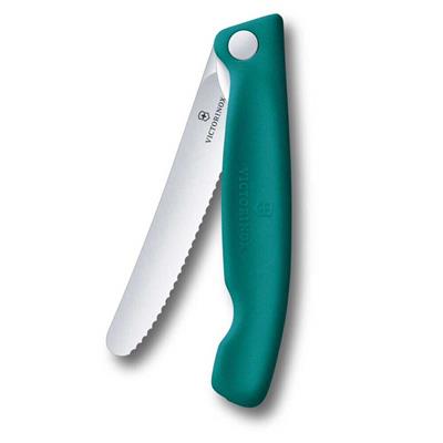 Victorinox Swiss Classic 11cm Tırtıklı Piknik Bıçağı, Yeşil