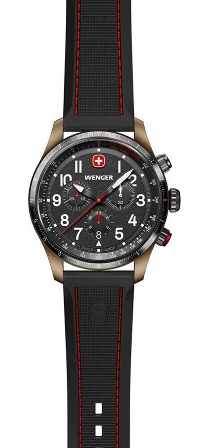 Wenger 01.0543.113 Terragraph Chrono Quartz Erkek Kol Saati