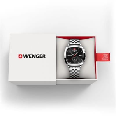 Wenger 01.1933.101 Vintage Classic Chrono 39.5mm Erkek Kol Saati