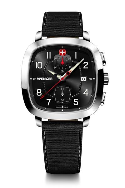 Wenger 01.1933.108 Vintage Sport Chrono 39.5mm Erkek Kol Saati