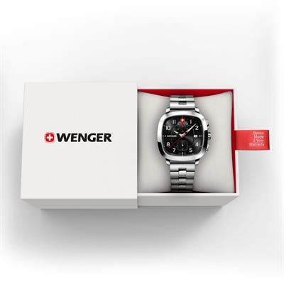Wenger 01.1933.109 Vintage Sport Chrono 39.5mm Erkek Kol Saati
