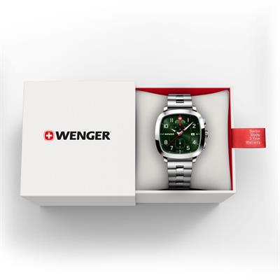 Wenger 01.1933.112 Vintage Sport Chrono 39.5mm Erkek Kol Saati