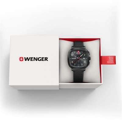 Wenger 01.1933.114 Vintage Sport Chrono 39.5mm Erkek Kol Saati