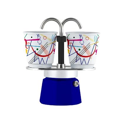 Bialetti Kandinsky Mini Express + 2 Espresso Fincan Seti