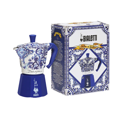 Bialetti Moka Express Dolce Gabbana Akdeniz Mavisi