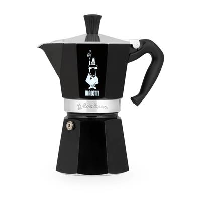 Bialetti Moka Express Siyah Mokapot  6 Cup