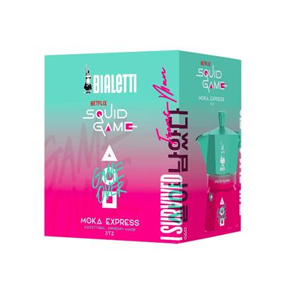 Bialetti Moka Express Squid Game Mokapot 3 Cup