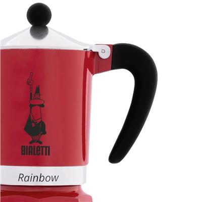 Bialetti Rainbow Kırmızı Mokapot 3 Cup