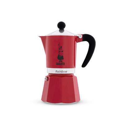 Bialetti Rainbow Kırmızı Mokapot 3 Cup