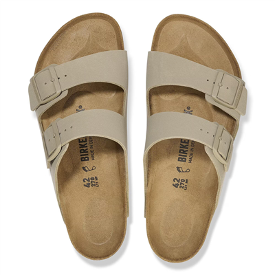 Birkenstock Arizona Birko-Flor Unisex Terlik, Açık Haki