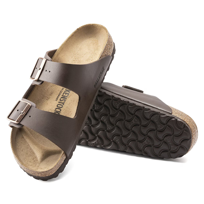 Birkenstock Arizona Birko-Flor Erkek Terlik, Koyu Kahve