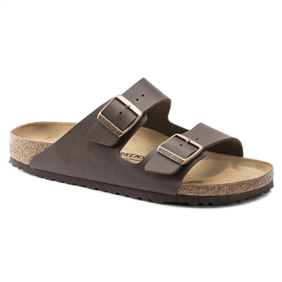 Birkenstock Arizona Birko-Flor Erkek Terlik, Koyu Kahve