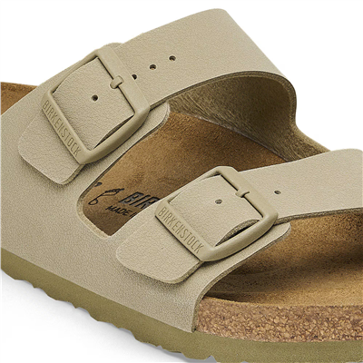 Birkenstock Arizona Birko-Flor Unisex Terlik, Açık Haki