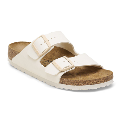 Birkenstock Arizona Birko-Flor Kadın Terlik, Yumurta Kabuğu