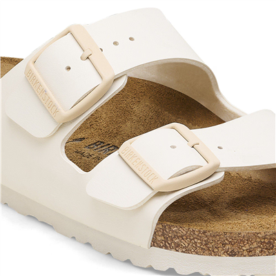 Birkenstock Arizona Birko-Flor Kadın Terlik, Yumurta Kabuğu