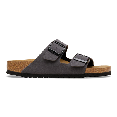 Birkenstock Arizona Birko-Flor Nubuk Erkek Terlik, Gri