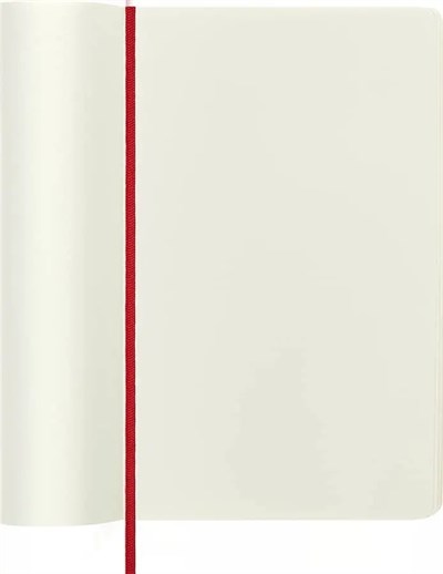 ÇİZGİSİZ KIRMIZI DEFTER LG BOY SOFT KAPAK