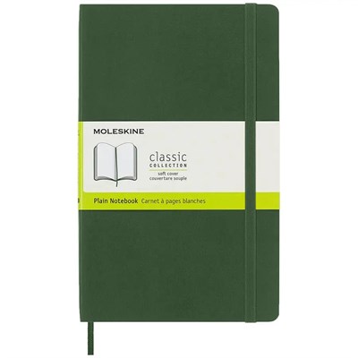 ÇİZGİSİZ MERSİN YEŞİLİ DEFTER LG BOY SOFT KAPAK