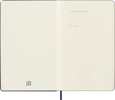 ÇİZGİSİZ SAFİR MAVİ DEFTER LG BOY SERT KAPAK
