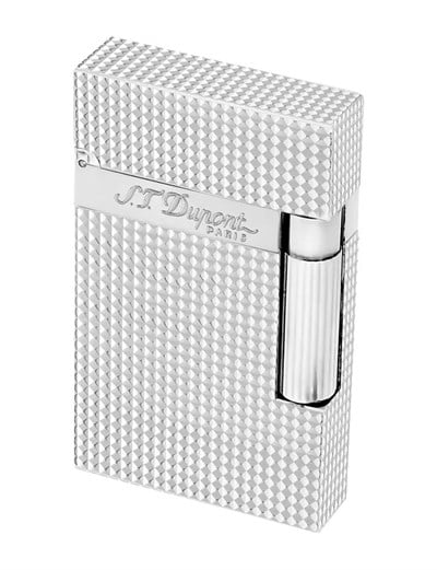 Dupont Diamond Head Gümüş Kaplama Çakmak 16184