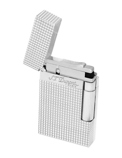 Dupont Diamond Head Gümüş Kaplama Çakmak 16184
