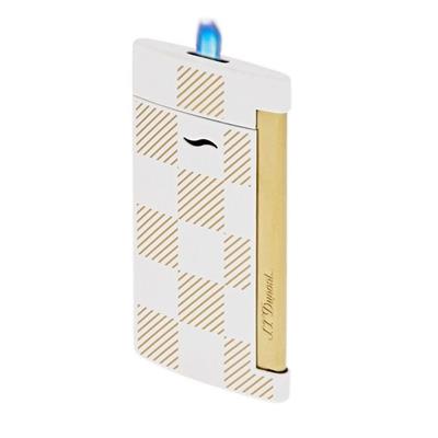 Dupont Slim 7 Damier White Çakmak