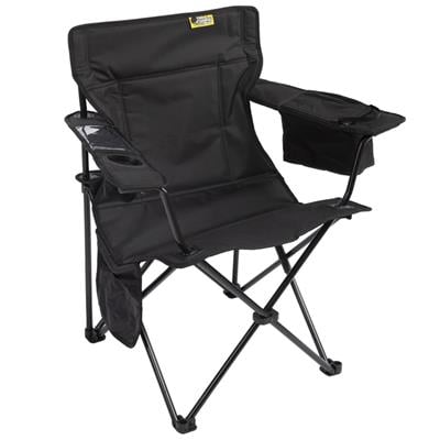 Funky Chairs Cool Ice Lüks Kamp Sandalyesi, Siyah