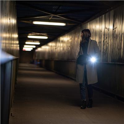 Ledlenser K6R Safety Anahtarlık Fener, Gri