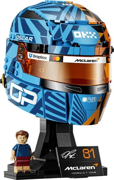 Lego McLaren Oscar Piastri Kask