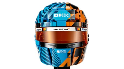 Lego McLaren Oscar Piastri Kask