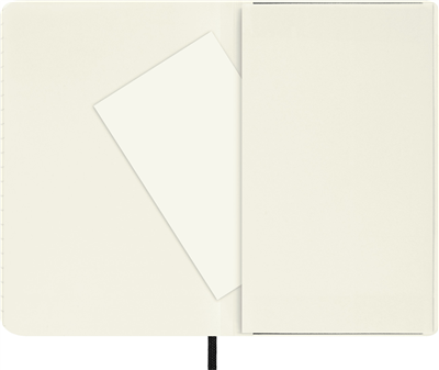 Moleskine Cep Boy Çizgili Yumuşak Kapak Defter, Siyah