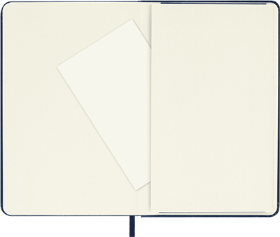 Moleskine Cep Boy Çizgisiz Sert Kapak Defter, Safir Mavi