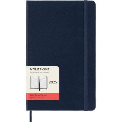 Moleskine Large Boy 12 Ay Günlük Sert Kapak Ajanda, Safir Mavi