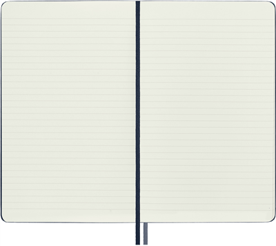 Moleskine Large Boy Çizgili Kalın Defter, Safir Mavi