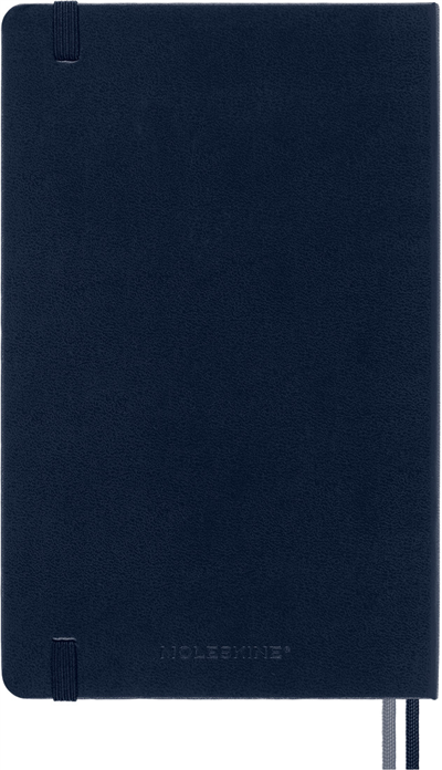 Moleskine Large Boy Çizgili Kalın Defter, Safir Mavi