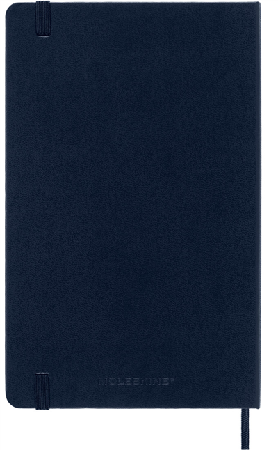Moleskine Large Boy Çizgili Sert Kapak Defter, Safir Mavi