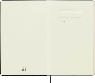 Moleskine Large Boy Noktalı Sert Kapak Defter, Siyah
