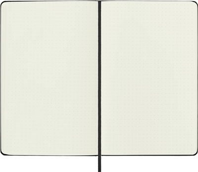 Moleskine Large Boy Noktalı Sert Kapak Defter, Siyah
